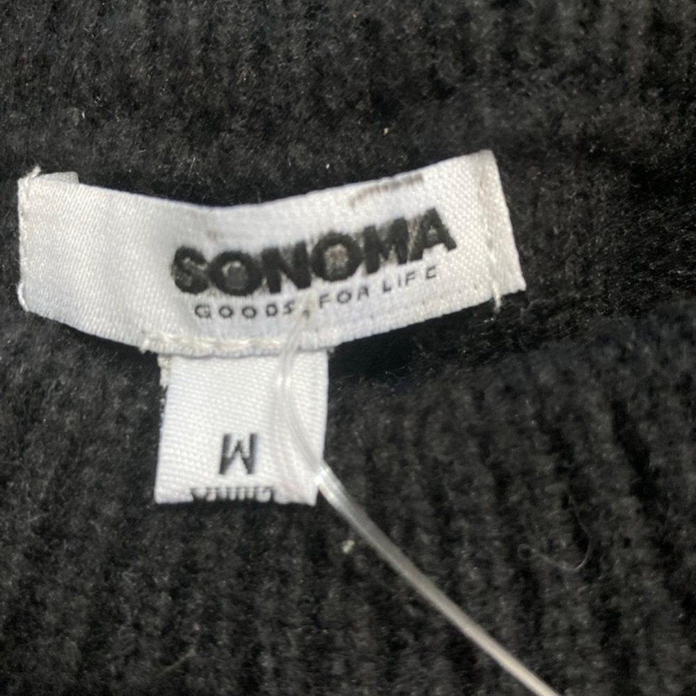 Black knitted sweater